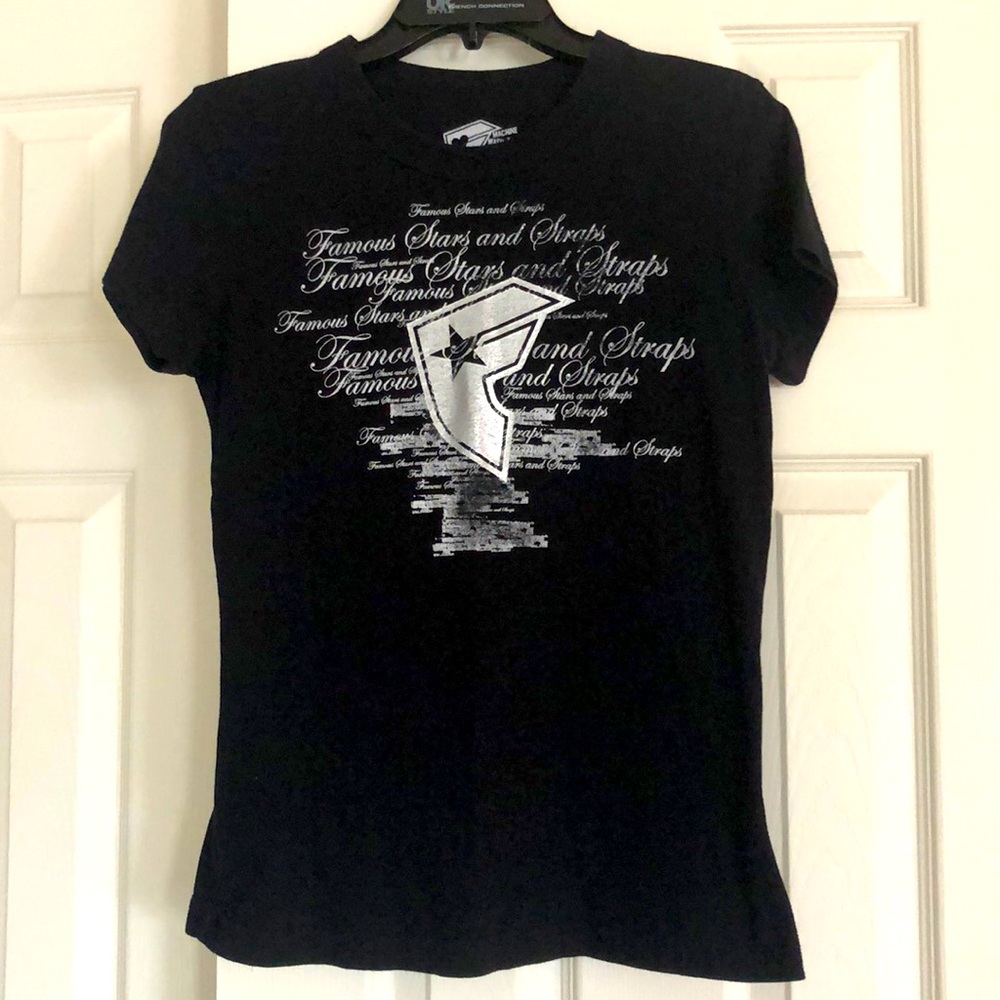 Vintage fitted juniors t-shirt
